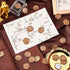 CRASPIRE 50PCS Adhesive Wax Seal Stickers Easter Themed Wax Seal Stickers Wedding Invitation Envelope Seals Vintage Pre-Made Wax Stickers for East...