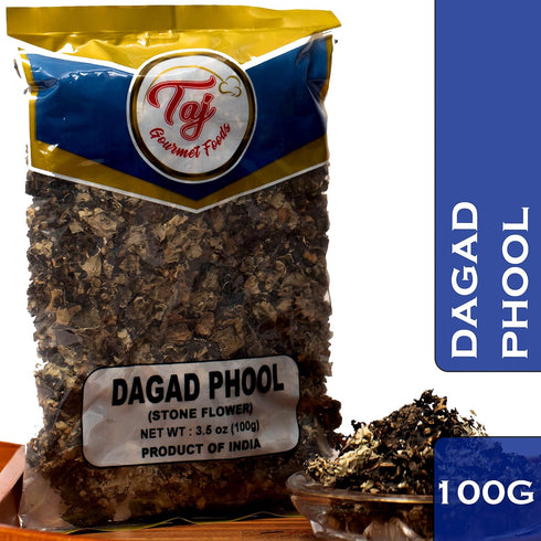 TAJ Premium Indian Dagad Phool, Stone Flower, 3.5-Ounce (3.5oz)...