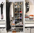 Simple Houseware Hanging Closet Organizers 24 Section Shoe Shelves, Gray...