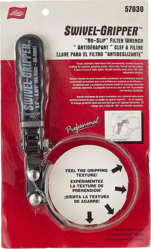 Lisle 57030 Standard Oil Filter Swivel Wrench...
