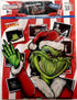 Grim Santa Waving Winter WiperTag with Decal attaches to rear vehicle wiper blade...