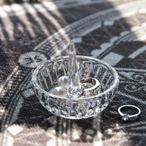 H&D HYALINE & DORA Crystal Ring Holder Dish...