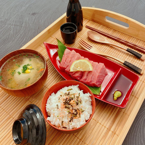 JapanBargain 1653, Wooden Miso Soup Bowls Japanese Zen Style Dessert Bowl Salad Bowl Snack Bowl Rice Bowl, Set of 2...
