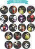 Silly Goose Gifts Little Nightmares Character Themed Baby Milestone Stickers for First Year Month to Month Photo Prop Infant Onesie Growth Chart S...