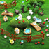 Wooden Pile Spring Garden Miniature Figurines Fairy Village Accessories Mini Animal Sets Micro Landscape Pond Mushroom Bridge Tree Ornament for Sp...