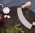Fantes Mezzaluna Rocking Chopper, Stainless Steel Blade with Beechwood Handles, 9.5-Inch Blade, The Italian Market Original since 1906...