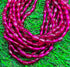 13.5 Inch 1 Strand Ruby Tourmaline Quartz 48 Pieces Approx Beads Size 7x5mm Shape Oval Cut Smooth Making, Beading & Craft Supplies 7$ST03D04...