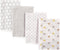 Luvable Friends Unisex Baby Cotton Flannel Burp Cloths, Owl, One Size...