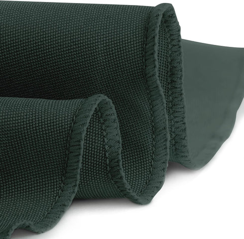 Gee Di Moda Round Tablecloth - 70 Inch Hunter Green Round Table Cloth for 24 to 48 Inch Round Tables - Heavy Duty Washable Fabric - for Buffet Tab...