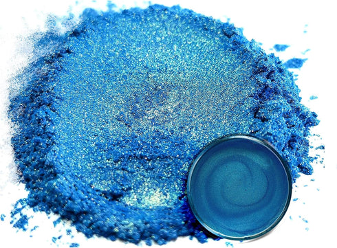 Eye Candy Premium Mica Powder Pigment “Rainbow Blue” (25g) Multipurpose DIY Arts and Crafts Additive | Woodworking, Epoxy, Resin, Bath Bombs, Pain...