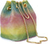 Ayliss Women's Full Rhinestones Bucket Bag Mini/Small Crossbody Shoulder Evening Shinny Bling Clutch Purse Bucket Handbag...
