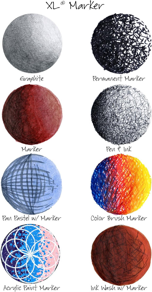 Canson XL Series Marker Paper, Foldover Pad, 9x12 inches, 100 Sheets (18lb/70g) - Artist Paper for Adults and Students...