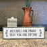 Motivation Wood Signs (Medium - Wood And Metal, Mistakes Are Proof That You Are Trying)...