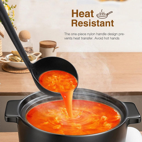 Kitchen Utensils Set, 7PCS Cooking Utensils Set 410F° Heat Resistant & Non-stick Food Nylon Kitchen Gadgets Accessories For Cookware, BPA Free Kit...