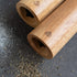 Navaris Salt and Pepper Mill Set - Adjustable Rubber Wood Salt and Pepper Grinders Shakers with Ceramic Grinding Core for Home, Restaurants - Desi...