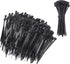 Bates 200 Pack 4 Inch Cable Zip Ties - Black, Electrical, Tie Wraps, Cord Ties...