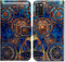 Case for Samsung Galaxy A02s, Gorgeous Colours Circle Mandala Leather Flip Phone Case Wallet Cover with Card Slot Holder Kickstand for Samsung Gal...