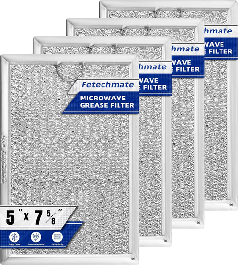 WB06X10309 Microwave Grease Filters Compatible with G.E Microwave Oven by Fetechmate Replace Filters WB06X10654 WB06X10359-5 in X 7-5/8 in X 3/32 ...