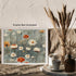 Posterizer 1 pcs-snowy winter flowers scene in oil painting style-7-Landscape & Nature Art-Floral & Botanical Art- Dining Room Decor- unframed wal...
