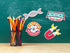 Laminated Science Classroom Bulletin Board Decorations - 25 pcs - Printed Both Sides...
