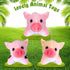 Stuffed Pig, 12 Pieces Assorted Toy Figures, Plush Animals for Holiday Back to School Party Favors, 3.2 x 3 Inch...