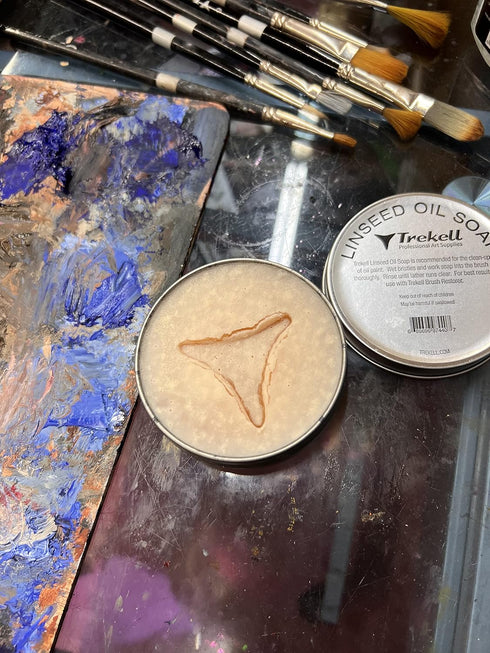 Trekell Linseed Oil Paint Brush Cleaner - Solvent Free Oil Paint Brush Cleaner - Oil Brush Cleaner, Paintbrush Cleaner - Oil Paint Cleaner & Artis...