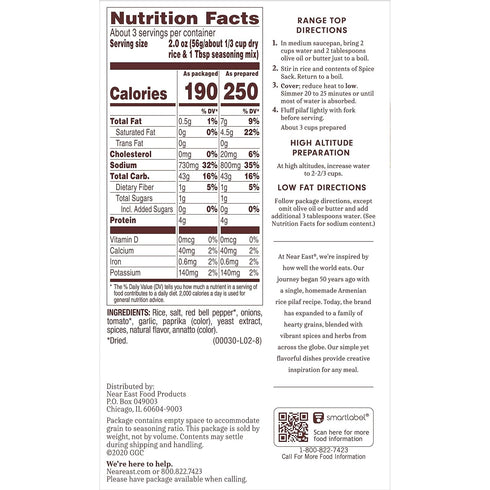 Near East Spanish Rice Pilaf, 6.75 Oz...