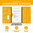 Nutra Tea - Lemongrass & Ginger Tea - 40 Tea Bags - Herbal Tea - (2 Pack)...