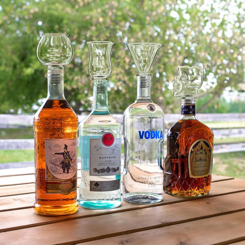 Final Touch Bottle-Top Snifter Jigger Stopper (FTA7041)...