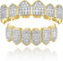 TOPGRILLZ Grillz Vampire Teeth - Silver Grills for Your Teeth Diamond Grillz for Women Men 18K Gold Plated Iced out Hip Hop Rapper Costume Cosplay...