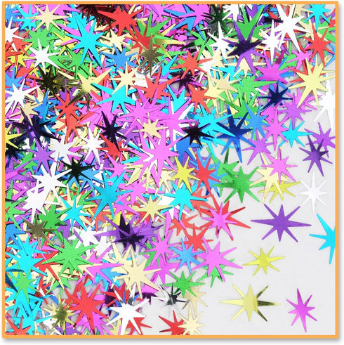 Multi-Color Starbursts Confetti...