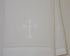White Linen Baptism Cloth with White Cross Towel Size Model:...