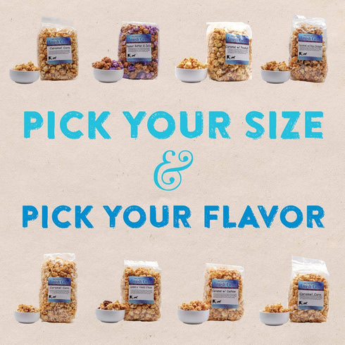 Amish Good Premium Caramel Popcorn with Peanuts * Real Butter and Coconut Oil in 12 oz Bag...