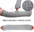 2 Pairs Anti-Cut Protective Sleeves Arm Sleeves Safety Cut Resistant Gloves...