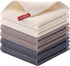 Kitinjoy 100% Cotton Kitchen Dish Cloths, 6 Pack Waffle Weave Ultra Soft Absorbent Dish Towels for Drying Dishes Quick Drying Kitchen Towels Dish ...