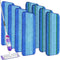 8-Pack Reusable Microfiber Mop Pads for Swiffer PowerMop,Power Mop Pads Refills - includes 4 Microfiber Cleaning Pad, 4 Microfiber Deep Cleaning P...