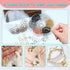 YAKA 900Pcs 9mm1Box 6 Colors Open Jump Ring,Ring Jewelry Keychain for Jewelry Making Accessories,1Pcc Jump Ring Open/Close Tool and 1Pcs Clear Box...
