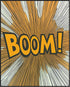 Posterizer 1 pcs-A comic book style explosion with the word BOOM -3-Art in Pop Style Gift for Superhero, Comic Book Fans Decor for Game Room or Ma...