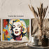 Posterizer 1 pcs- Marilyn Monroe inspired colorful poster-Famous Figures Art Collection-Abstract & Modern Art- Living Room Bedroom Decor- unframed...