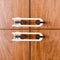 Cabinet Locks Child Safety, Sliding Baby Proofing Safety Locks for Cabinets, 4 Packs U Shaped Childproof Cabinet Latch for Kitchen Bathroom Knobs,...
