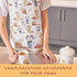 SPOTTED DOG GIFT COMPANY Apron for Women and Men, Kitchen Cooking Apron with Pocket, Cute Cats Themed Kitchenware, Cooking and Baking Gifts for Ca...