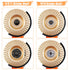 4PCS Wood Carving Disc Set for 4" or 4 1/2" Angle Grinder with 5/8" Arbor, Stump Tool Grinder Disc Wheel Attachments for Woodworking,Grinding Whee...