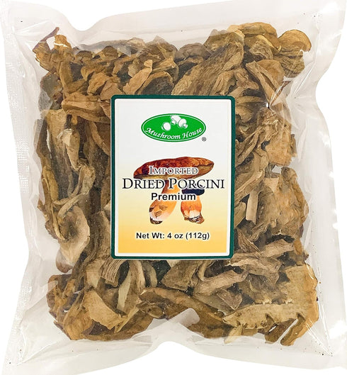 Mushroom House Dried Porcini "Premium" Mushrooms, 4 Oz...
