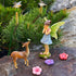 Mood Lab Fairy Garden - Miniature Accessories and Figurines Kit - Deer Set of 7 pcs - for Outdoor or House Decor...