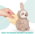 GUND Baby Lil’ Luvs Tuck-Away Lovey, Reese Sloth, Ultra Soft Animal Plush Toy with Built-in Baby Blanket for Babies and Newborns...