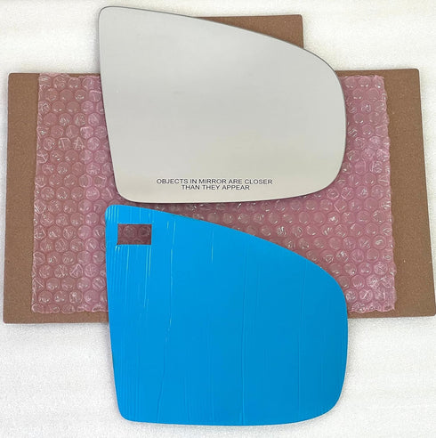 New Replacement Mirror Glass with Full Size Adhesive for 2007-13 BMW X5 / 2008-14 BMW X6 Passenger Side View Right RH...