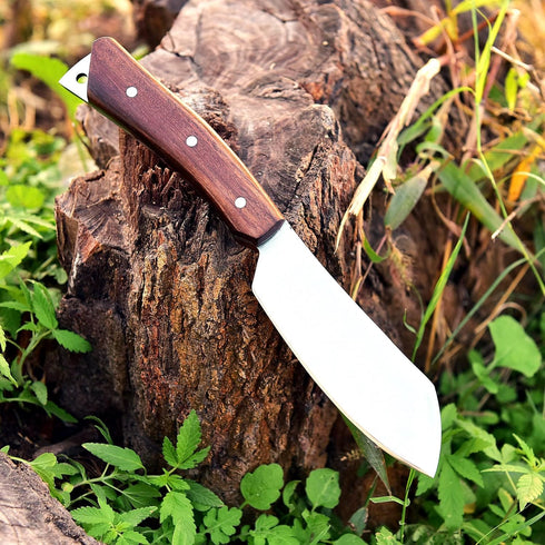 Nessmuk Knife Bushcraft Knives 9 Inches Hunting Fixed Blade Knife, Full Tang Bowie Knife, Outdoor Survival Skinning knife, Camping knife, Hunting ...