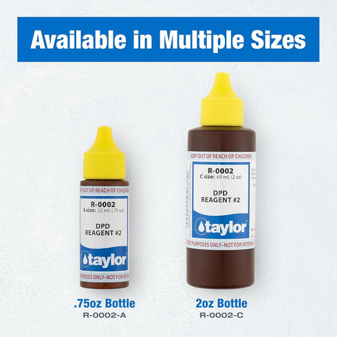 Taylor R-0002-A Reagent #2 Chlorine/Bromine DPD .75 ounce...