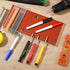 Hiboom Mechanical Carpenter Pencil Set, 3 Pcs Carpenter pencil with Sharpener and 12 Pcs Refills, 3 Pcs Deep Hole Marker, Heavy Duty Construction ...