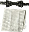 Knotty & Nice Men's Fancy Dress Bowtie Set, Black, One Size...